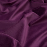 Ultra Soft Polyester Velvet - Aubergine - British Imported