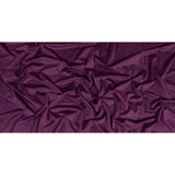 Ultra Soft Polyester Velvet - Aubergine - British Imported
