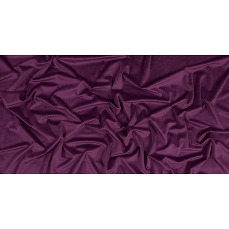 Ultra Soft Polyester Velvet - Aubergine - British Imported