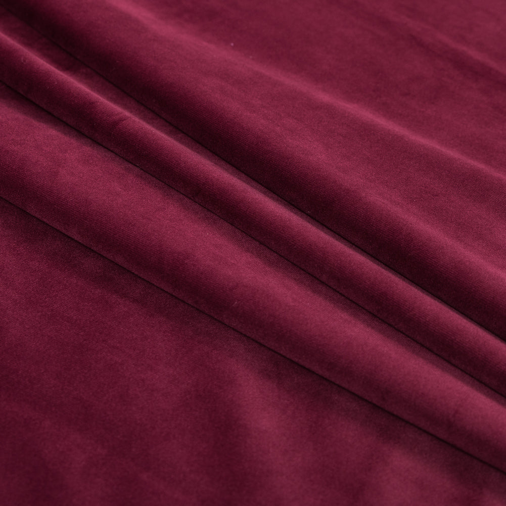 Ultra Soft Polyester Velvet - Berry - British Imported