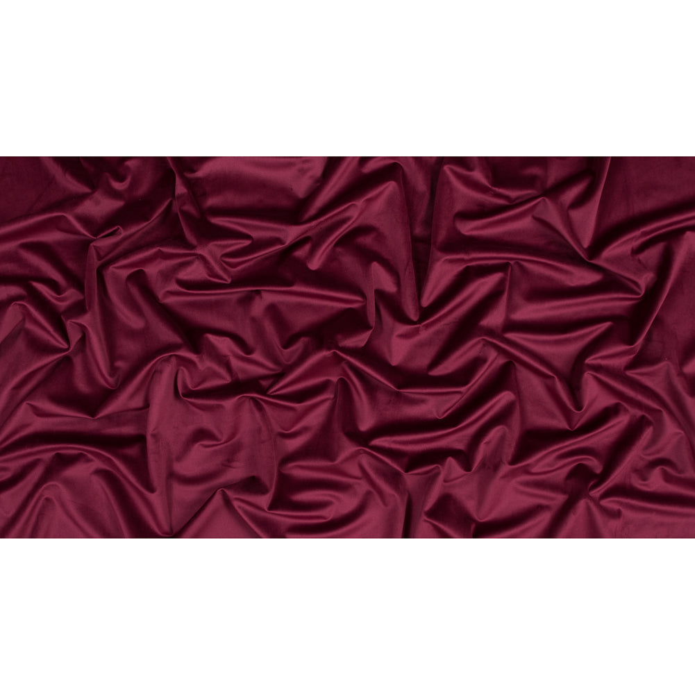 Ultra Soft Polyester Velvet - Berry - British Imported