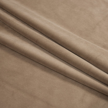 Ultra Soft Polyester Velvet - Caramel - British Imported