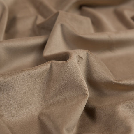Ultra Soft Polyester Velvet - Caramel - British Imported