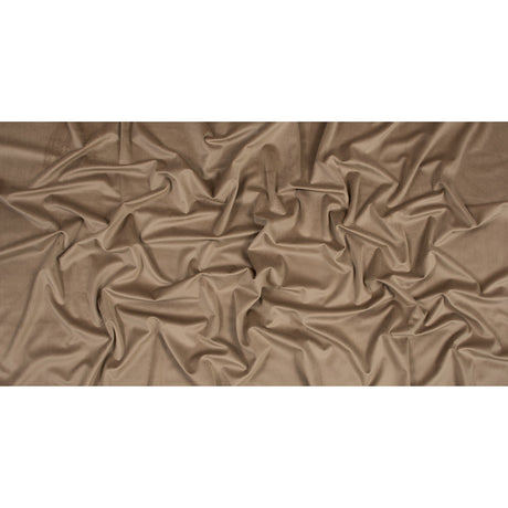 Ultra Soft Polyester Velvet - Caramel - British Imported