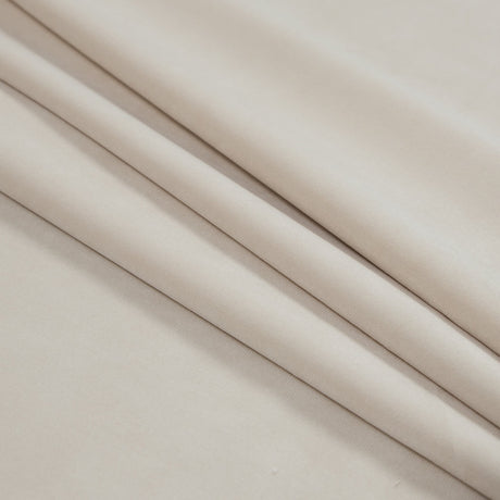 Ultra Soft Polyester Velvet - Cream - British Imported