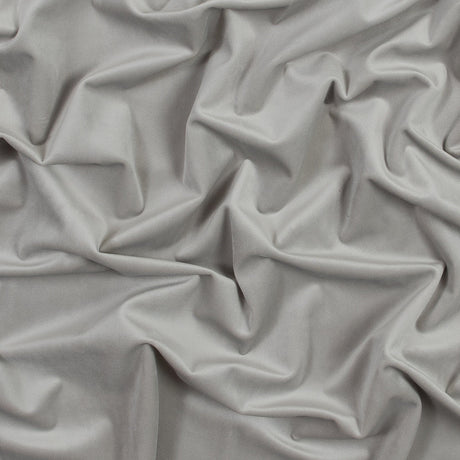 Ultra Soft Polyester Velvet - Dove - British Imported