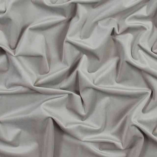 Ultra Soft Polyester Velvet - Dove - British Imported