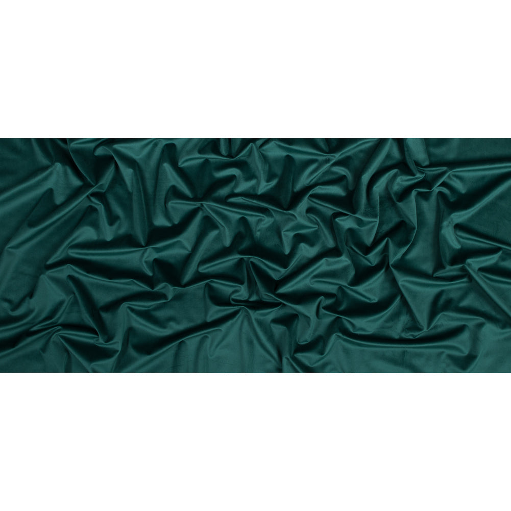 Ultra Soft Polyester Velvet - Emerald - British Imported