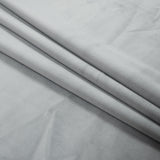 Ultra Soft Polyester Velvet - Silver - British Imported