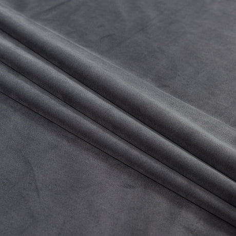 Ultra Soft Polyester Velvet - Slate - British Imported