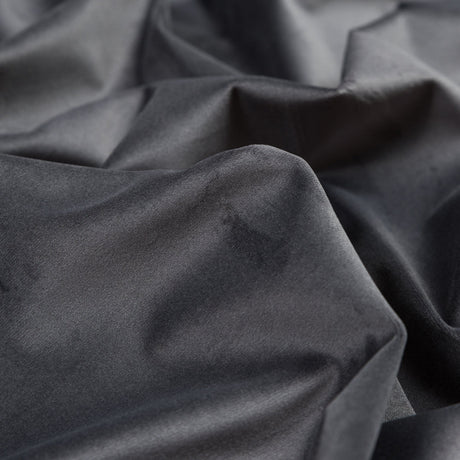 Ultra Soft Polyester Velvet - Slate - British Imported