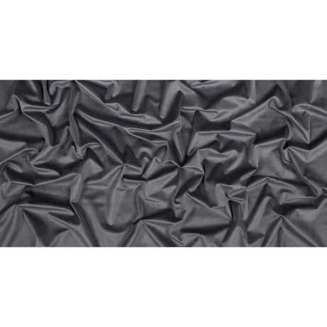 Ultra Soft Polyester Velvet - Slate - British Imported