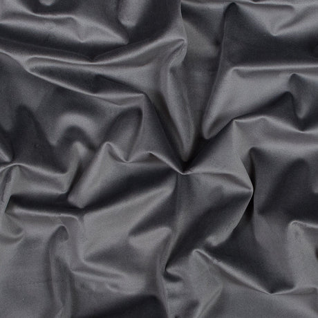 Ultra Soft Polyester Velvet - Slate - British Imported