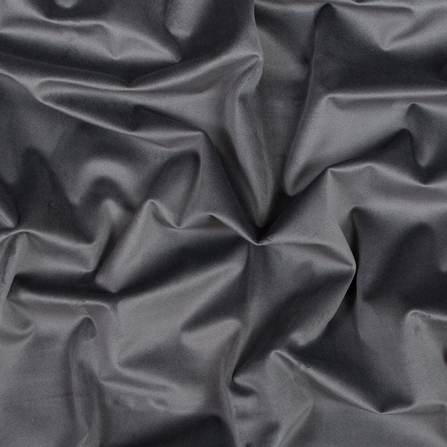 Ultra Soft Polyester Velvet - Slate - British Imported