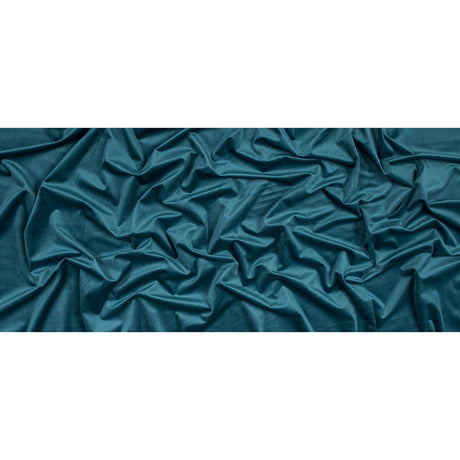 Ultra Soft Polyester Velvet - Teal - British Imported