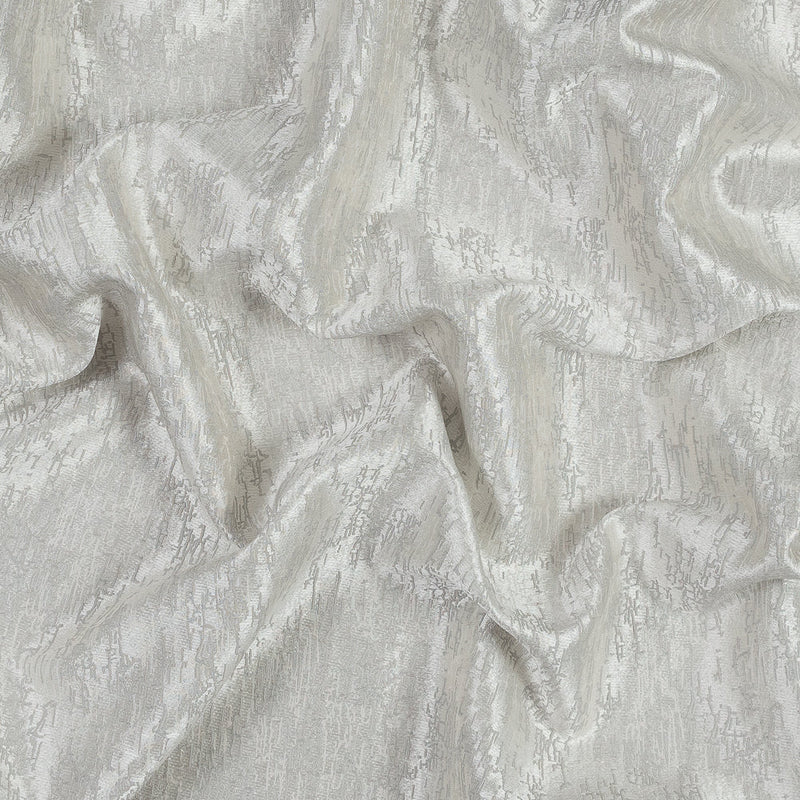 Satin-Face Jacquard - Dove Crackle - British Imported