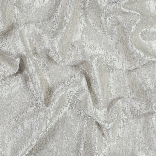 Satin-Face Jacquard - Dove Crackle - British Imported