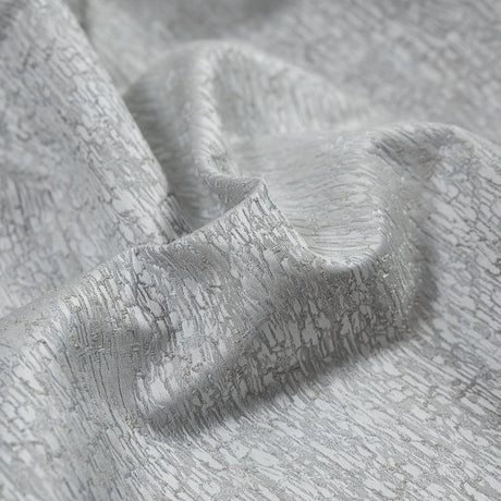 Satin-Face Jacquard - Silver Crackle - British Imported
