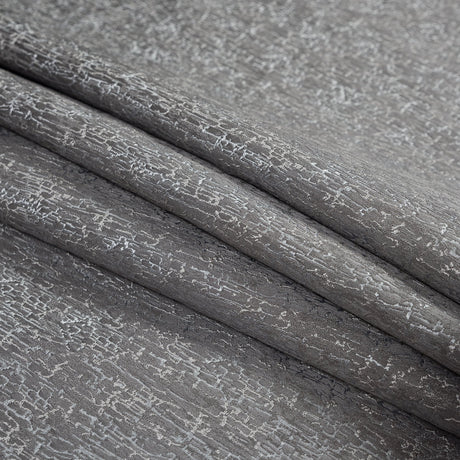 Satin-Face Jacquard - Slate Crackle - British Imported