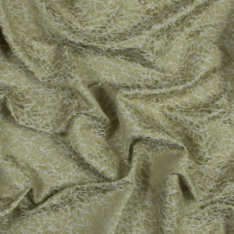 Satin-Faced Jacquard - Apple Cracked - British Imported