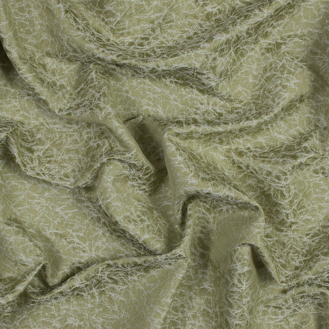 Satin-Faced Jacquard - Apple Cracked - British Imported
