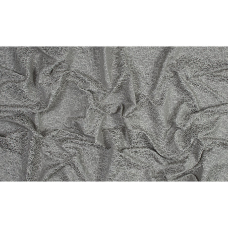 Satin-Faced Jacquard - Dove Cracked - British Imported