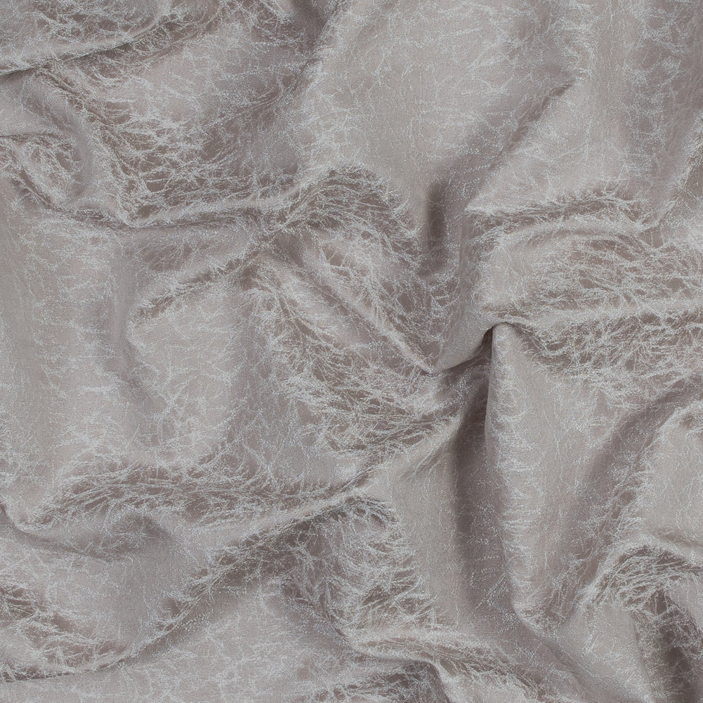Satin-Faced Jacquard - Heather Cracked - British Imported