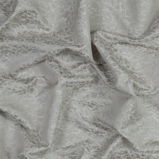 Satin-Faced Jacquard - Linen Cracked - British Imported