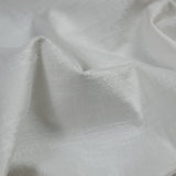Embossed Textured Velvet - Alabaster - British Imported