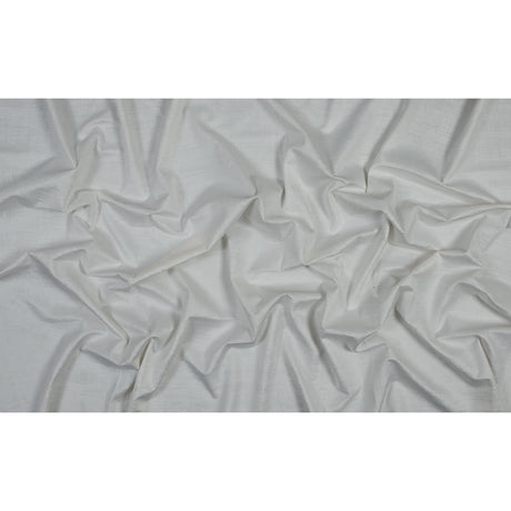 Embossed Textured Velvet - Alabaster - British Imported