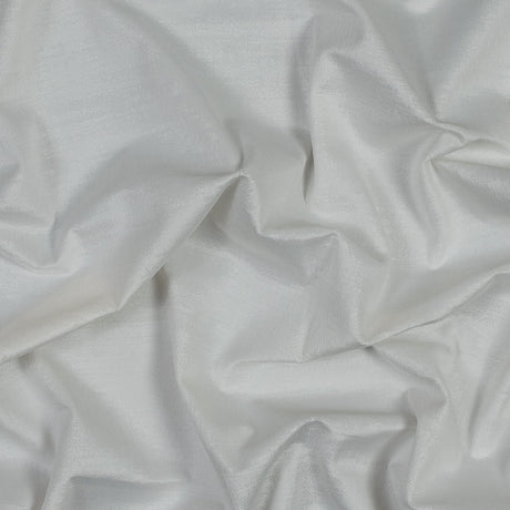 Embossed Textured Velvet - Alabaster - British Imported