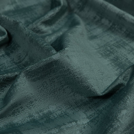 Embossed Textured Velvet - Aqua - British Imported