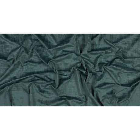 Embossed Textured Velvet - Aqua - British Imported