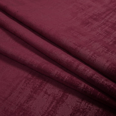 Embossed Textured Velvet - Berry - British Imported