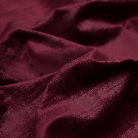 Embossed Textured Velvet - Berry - British Imported