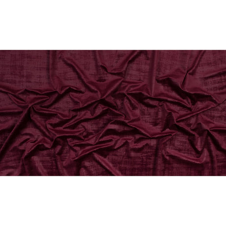 Embossed Textured Velvet - Berry - British Imported