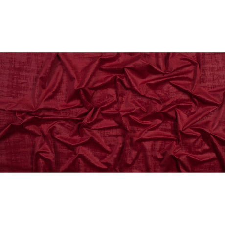 Embossed Textured Velvet - Cassis - British Imported
