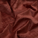 Embossed Textured Velvet - Crimson - British Imported