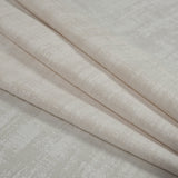 Embossed Textured Velvet - Ivory - British Imported