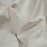 Embossed Textured Velvet - Ivory - British Imported