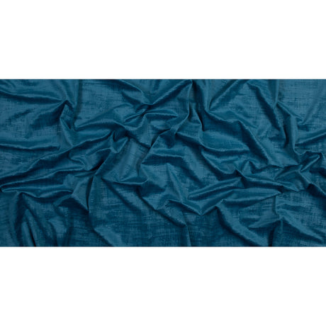 Embossed Textured Velvet - Marine - British Imported