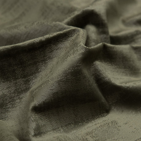 Embossed Textured Velvet - Olive - British Imported