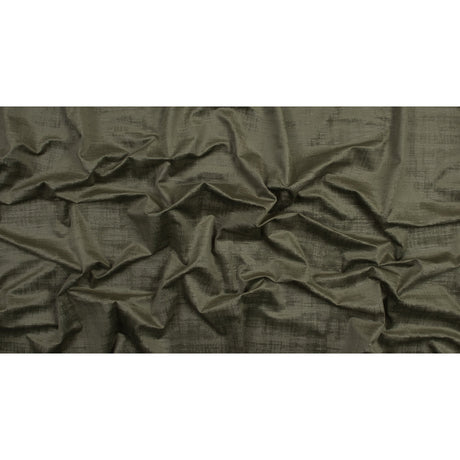 Embossed Textured Velvet - Olive - British Imported