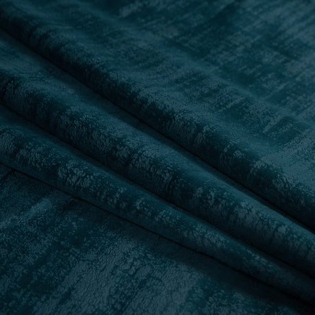 Embossed Textured Velvet - Peacock - British Imported