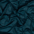Embossed Textured Velvet - Peacock - British Imported