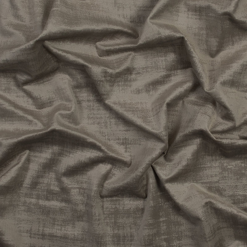 Embossed Textured Velvet - Putty - British Imported