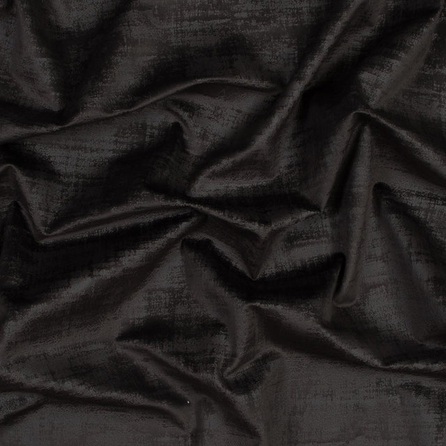 Embossed Textured Velvet - Slate - British Imported
