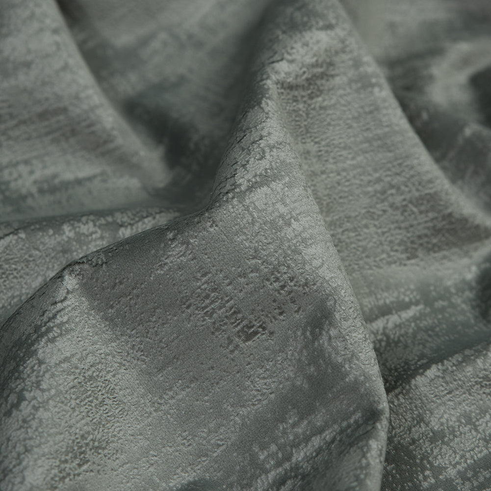 Embossed Textured Velvet - Willow - British Imported