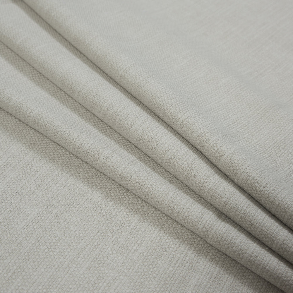 Polyester and Cotton Woven - Ecru - British Imported