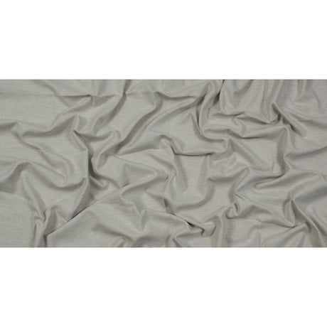 Polyester and Cotton Woven - Ecru - British Imported